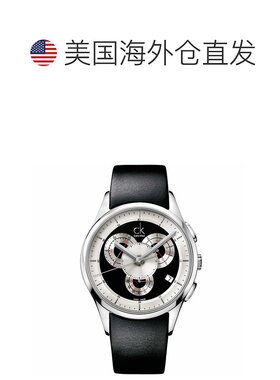 自营Calvin Klein Men's Basic Black Dial Watch - black 美国奥