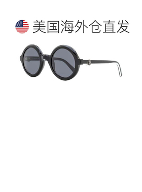 自营Moncler Women's Orbit Round Sunglasses ML0261 01A Black