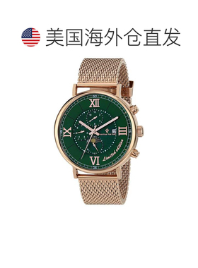 自营Christian Van Sant Men's Somptueuse LTD Green Round 46mm