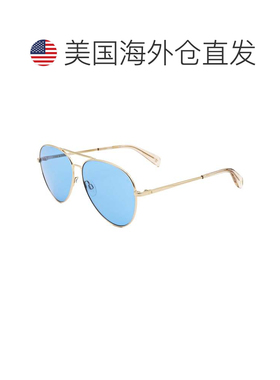 自营rag & boneRag&Bone中性款59mm金米色太阳镜-金米色 美国奥
