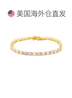 自营Suzy Levian 15cttw Cubic Zirconia Sterling Silver 7 inch