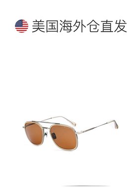 自营Belstaff Stainless Steel Men's Sunglasses - brown 美国奥