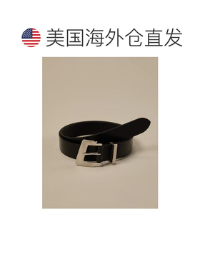 自营lucky brandLucky品牌不对称皮带-黑色 美国奥莱直发