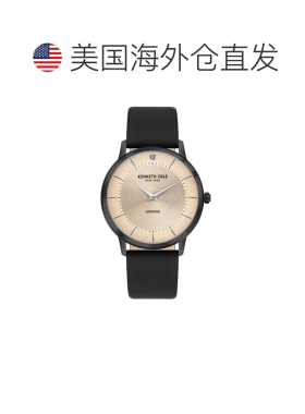 自营Kenneth Cole Men's Classic mm Quartz Watch - rose gold