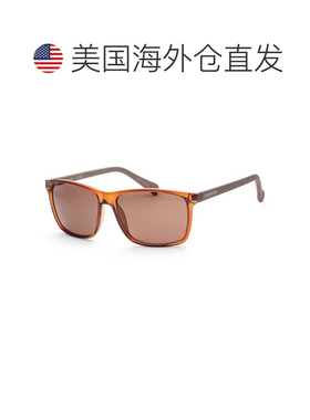 自营Calvin Klein Men's 58mm Crystal Sunglasses - crystal 美