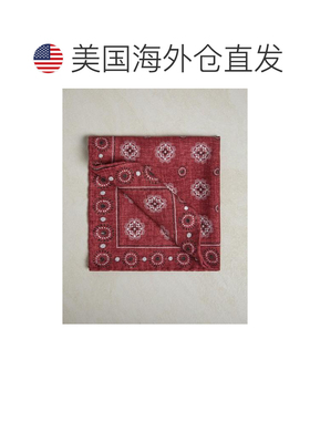 自营Brunello Cucinelli Silk Pocket Men's Square - bordeaux