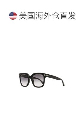自营 Tom Ford 女士方形太阳镜 TF952 Selby 01B 黑色 55mm - 01b