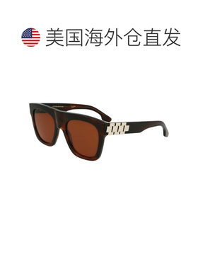 自营Victoria Beckham Acetate Women's Sunglasses - brown 美国