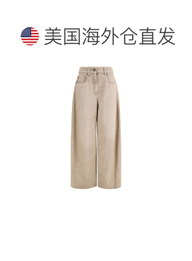 自营Brunello Cucinelli Cotton Jeans Women's blue - beige 美