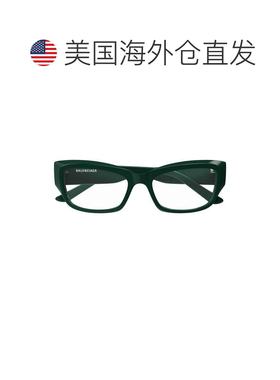自营balenciagaBb0399o大胆矩形太阳镜-黑色 美国奥莱直发