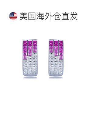 自营Suzy Levian Sterling Silver Invisible Set Blue White Cub