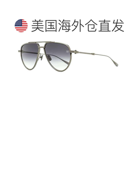 自营Valentino Unisex Titanium Pilot Sunglasses VLS-133 E Bla