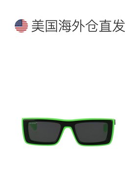自营 off-white米白色中性款绿色/黑色太阳镜-绿色/黑色 美国奥莱