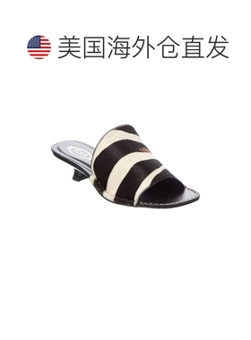自营tod'sTOD’s Haircalf Sandal - black 凉鞋 美国奥莱直发