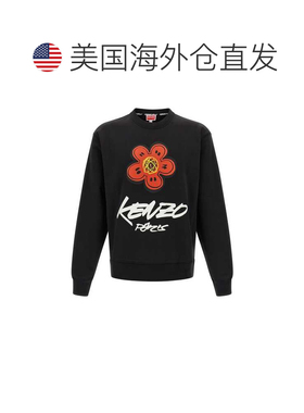 自营Kenzo Men's Logo Print Sweatshirt - black 美国奥莱直发