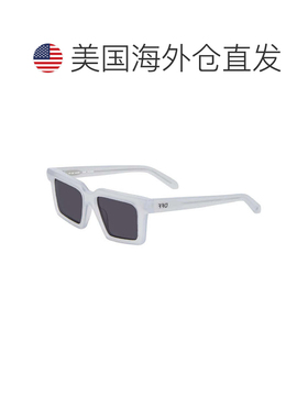 自营Off-White Sunglasses Square Full Rim, Shiny Grey Frame A