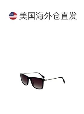 自营John Varvatos男士53毫米蓝色大理石太阳镜-蓝色大理石 美国