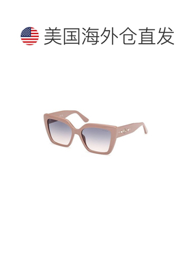 自营Guess Resin Women's Sunglasses - beige 美国奥莱直发