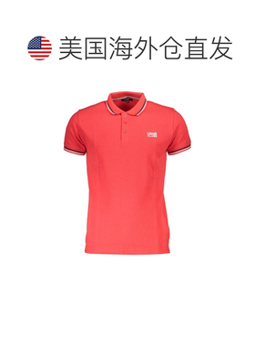 自营Cavalli Class Cotton Men Men's Polo - red 美国奥莱直发