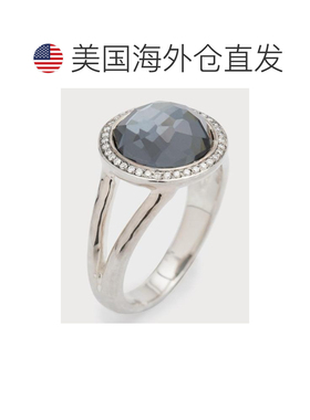【美国直邮】ippolita 通用 戒指纯银珍珠绿松石钻石银色银戒指