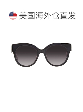 自营Longchamp Grey Gradient Round Ladies Sunglasses LO673S 0