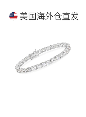 自营925 纯银 Ross-Simons CZ 网球手链 - 7 英寸 美国奥莱直发