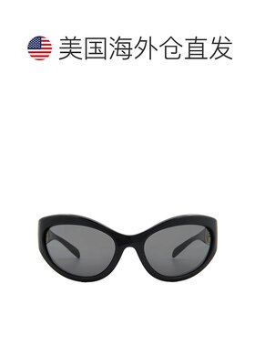 自营Versace Dark Grey Cat Eye Ladies Sunglasses VE4485 GB1/8