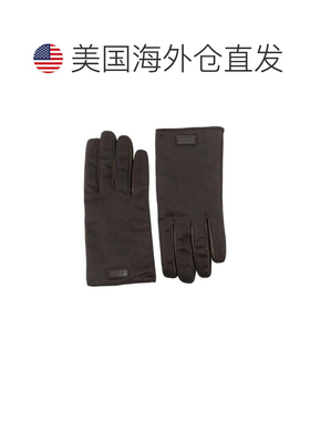 自营bally灰色定制牛皮手套-黑色 美国奥莱直发