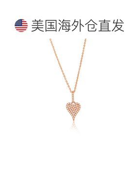 自营Suzy Levian 14K Yellow Gold & .11 cttw Diamond Pave Elon