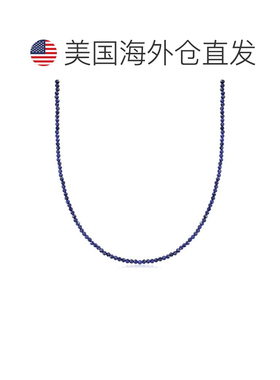 自营Ross-Simons 3-3.5mm Lapis Bead Necklace With 18kt Gold O