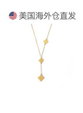 自营adorniaTarnish Resistant 18k Gold Plated Pointed 3-Clove