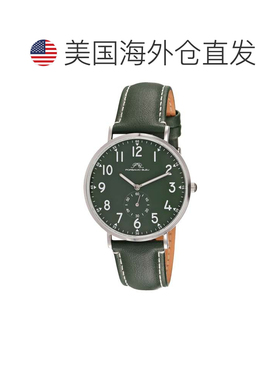 自营Porsamo Bleu Men's Rowan Genuine Leather Band Watch 1471