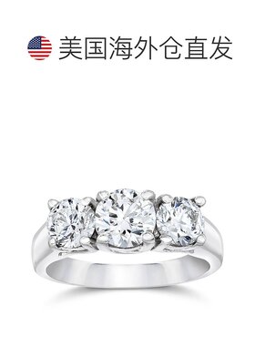 自营 pompeii31 3/8 克拉三石钻石戒指 14K 白金 - 14k 白金 美国