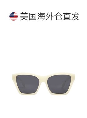 自营Burberry Arden Dark Grey Cat Eye Ladies Sunglasses BE439