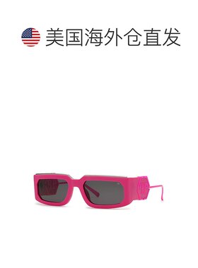自营Philipp Plein Sunglasses Rectangle Full Rim, Polished Fu