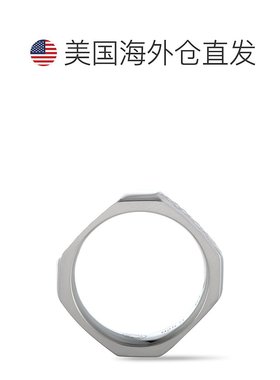 自营Georg Jensen戒指指环银色锤纹简约时尚日常百搭 【美国奥莱
