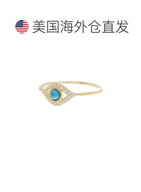 自营 Adornia 邪眼戒指 - 黄色 美国奥莱直发配饰