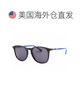 自营Lacoste Sunglasses Rectangle Full Rim, Blue Frame And Gr