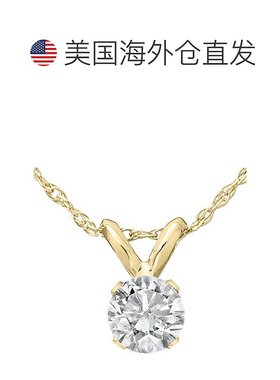自营pompeii31/2Ct Diamond Solitaire Pendant Necklace 14k Whi