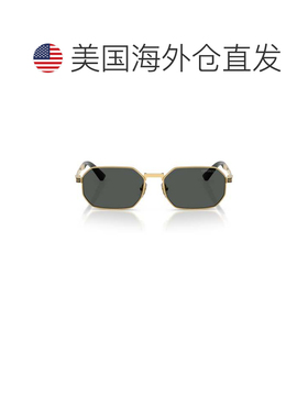 自营versace金色0ve2297金属几何八角太阳镜-红色 美国奥莱直发