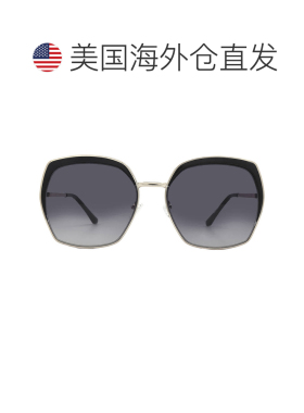 自营Guess Factory Smoke Gradient Butterfly Ladies Sunglasses