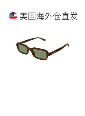 自营saint laurentSl 908龟形醋酸纤维超大方形太阳眼镜-红色 美