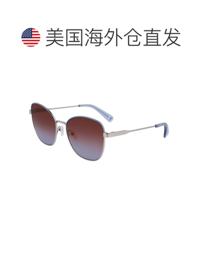 自营Longchamp Metal Women's Sunglasses - gray 美国奥莱直发