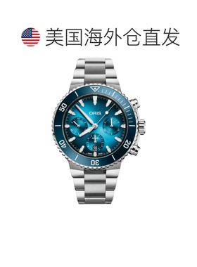 自营Oris Aquis Chronograph Automatic Blue Dial Steel Men's W