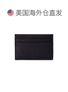 自营Neil Barrett Leather Men Men's Wallet - black 美国奥莱直