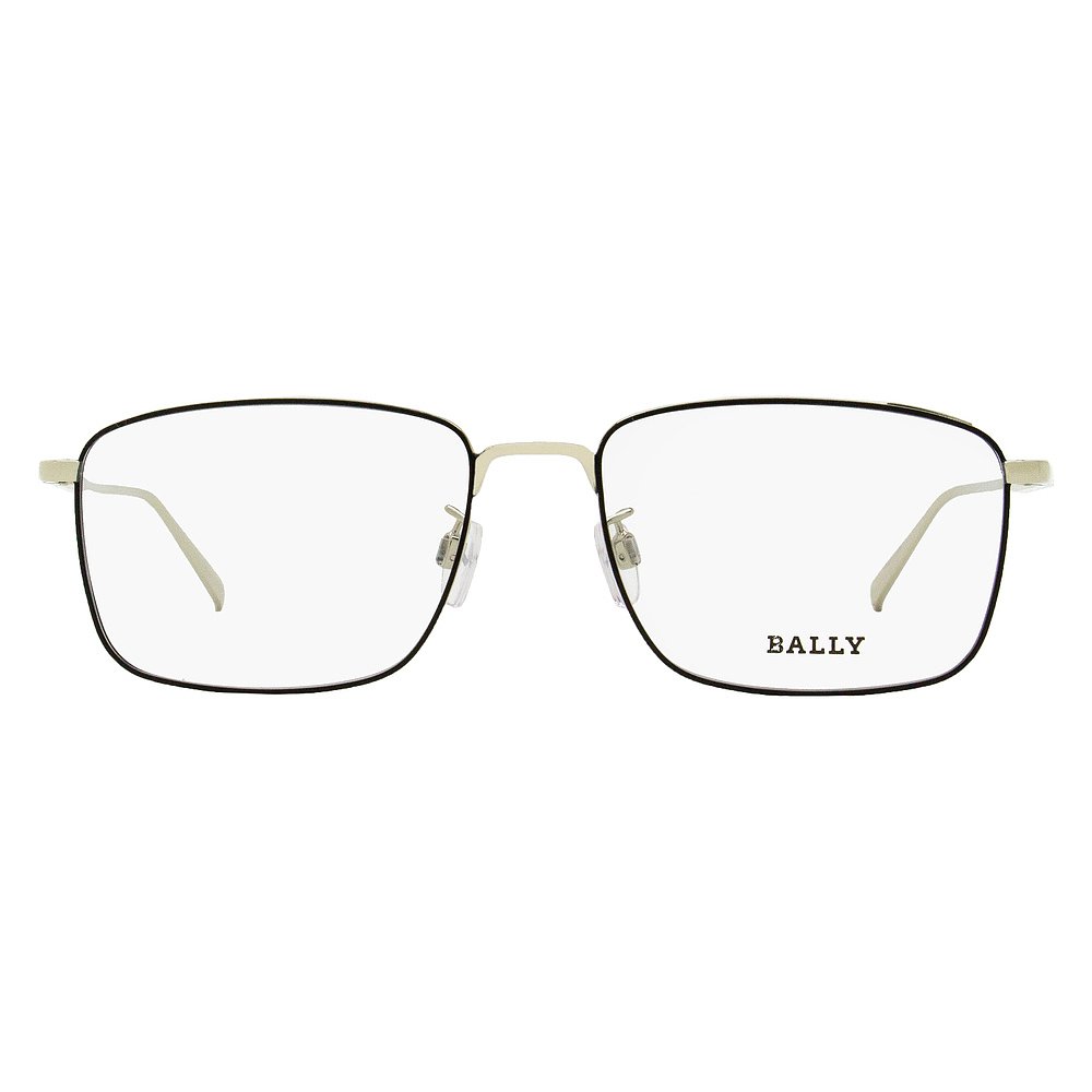自营 Bally 男士细矩形眼镜 BY5027D 016 钯金 55 毫米 - 016 美 - 图2