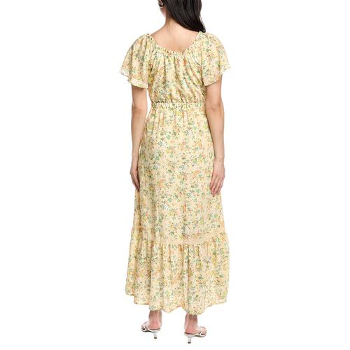 自营Lost + Wander Earth Angel Maxi Dress - yellow 美国奥莱直 - 图2