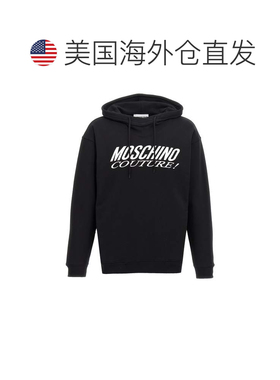 自营Moschino Men's Logo Print Hoodie - white/black 美国奥莱