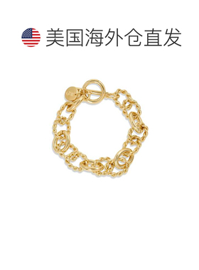 自营savvy cie jewels18K YELLOW GOLD PLATED OPEN LINK CHUNKY