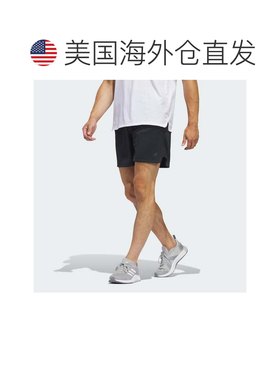自营Men's adidas Axis Knit Training Shorts - black 美国奥莱